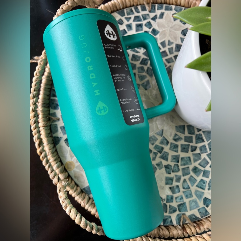 Hydrojug KELLY GREEN 40oz Traveler Tumbler